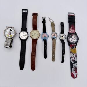 Mickey Mouse Disney Cinderella Steinhausen Collectible Watches Timepieces Lot